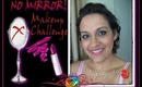 NO MIRROR Makeup Challenge :::... Jennifer Perez of Mystic Nails ☆