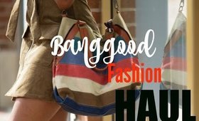 HAUL: Banggood Fashion (Oversized Tunic, Dress & Canvas Handbag)