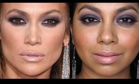 Jennifer Lopez 2015 Golden Globes Makeup Tutorial | YazMakeUpArtist