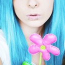 Bright Blue Hair