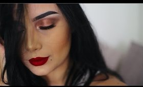 Tutorial Maquillage | NEUTRAL EYES + BURGANDY LIPS