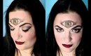 Easy High Priestess / Third Eye / Halloween Makeup | Primp Powder Pout