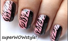 Pink Tiger Nail Designs ✦ DIY Nail Art Ideas ✦ Nail Art Tutorial