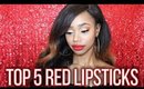 Valentine's Day | Top 5 Favorite Red ColourPop Lipsticks