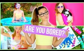 What To Do When You're Bored in Summer! Alisha Marie