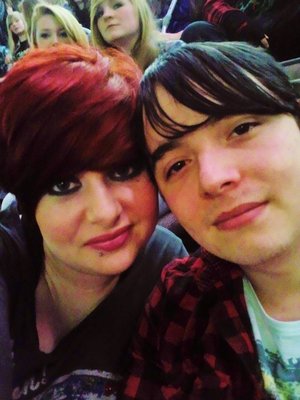 Me and My fiancee at a MCR gig! 