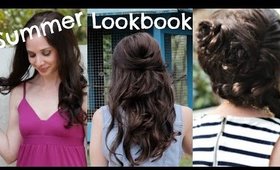 Summer Hairstyle Lookbook: Down Curls, Half Back and Fancy Braid!