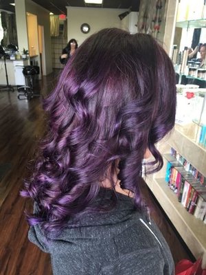 Hair color and hair cut by Christy Farabaugh   