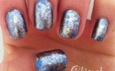 DIY Marble Nail Art with Plastic Wrap!