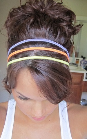 Colorful headbands make for a happy summer :)