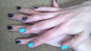 OPI 'Russian Navy' & Nicole by OPI 'LifeSaver'