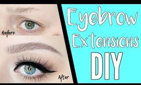 DIY EYEBROW EXTENSIONS