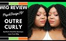Wig Review: Outre - CURLY (4 Inch Deep Lace Free Parting) | PsychDesignTV