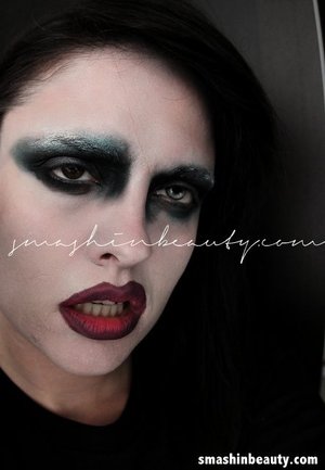 This is my Marilyn Manson MAkeup Look 
http://youtu.be/yqaIHGZ7NlE