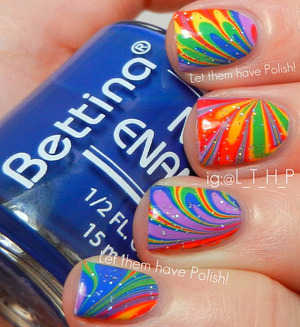 A Bettina Rainbow watermarble 