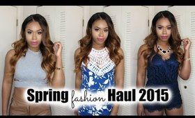 HUGE Spring Fashion & Beauty Haul (& Try on) 2015| FASHION NOVA, SHEINSIDE AND MORE!!!