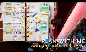 Plan With Me: Daisy Addiction | Louis Vuitton MM Agenda