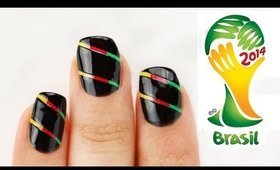 AMAZING Technique! Brazil World Cup Nail Art Tutorial