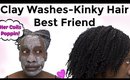 The Best Clay/Mud Washes For Kinky 4c Natural Hair | Better Then Co-Washing