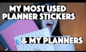 My Most Used Planner Stickers & My Planners | Erin Condren, Passion Planner & Plum Planner