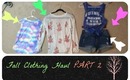 Fall Clothing Haul Part 2: Urban Outfitters, Brandy Melville, & ChicNova.com