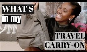 What's in my travel - carry on / janet nimundele