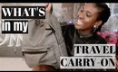 What's in my travel - carry on / janet nimundele