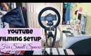 YouTube Filming Setup for SMALL SPACES | Beauty Videos