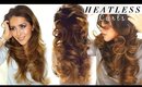 2 ★ LAZY HEATLESS CURLS |  Overnight Waves HAIRSTYLES