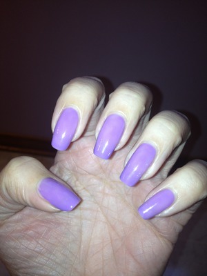 One of the newest spring colours from cnd shellac!!