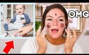 MY BABY PICKS MY MAKEUP! | Casey Holmes