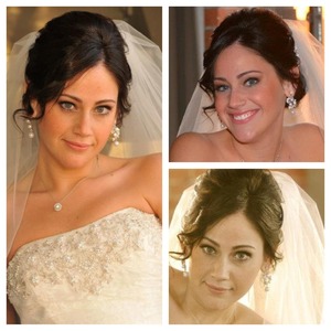 Bridal Make up done by yours truly :)