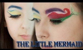 Ariel + Flounder Eye Makeup Tutorial | Courtney Little