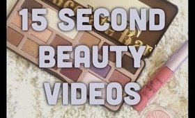 15 Second Beauty Reviews! Oh My!