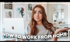 WFH Day in my Life + 12 Tips for Working from Home! | 2020 Morgan Yates