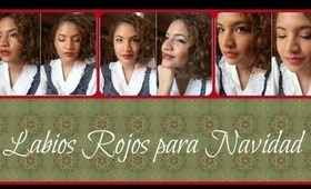 Labios Rojos para Navidad