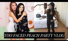 Too Faced Peach Party Vlog + Meeting Reality Stars!