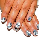 50 Shades of Grey Inspired/Geometric Nails