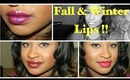 DRUGSTORE Lipsticks/Gloss for Fall & Winter !! | 2013
