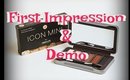 FIRST IMPRESSION & DEMO OF ABSOLUTE NEW YORK ICON MINI EYESHADOW PALETTE