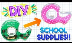 DIY School Supplies for Back to School 2017! Alisha Marie