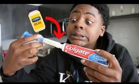 I PUT MAYO IN HER TOOTHPASTE PRANK