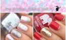 Two Designs: Glittery Nail Art Tutorial by The Crafty Ninja
