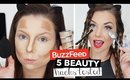 5 BuzzFeed Beauty Hacks Tested | Rachelleea