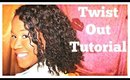How To Achieve A Perfect Twist Out Hairstyle - Twist Out Hair Tutorial