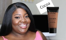 Nyx Stay Matte But Not Flat Liquid Foundation | Cocoa | *RANT* ✊🏾