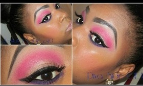 Kelly Rowland's "Kisses down low" Pink & Purple Feat. BH  Day & Night Palette