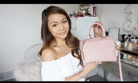 What fits in a Louis Vuitton Speedy B 20 | Rose Poudre | Charmaine Dulak