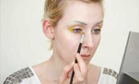 klaaqu: Manish Arora A/W2010 makeup tutorial + how to put on fake eyelashes top+bottom