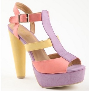 New heels - pastel oxford heel